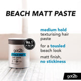 Schwarzkopf got2b Beach Matt hair styling paste 100ml (British brand)