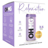 OHMG Blackcurrant Sparkling Magnesium Water 4 x 330ml