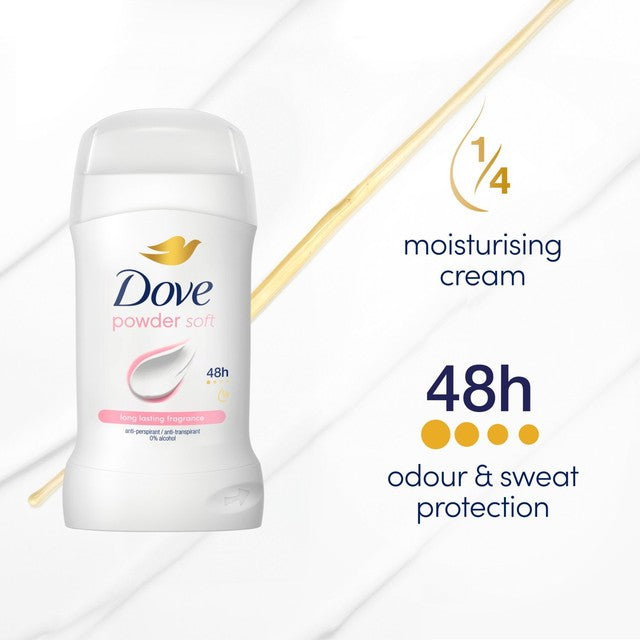 Dove Powder anti-perspirant deodorant stick 50ml - British product