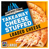 Chicago Town Takeaway Cheesy Stuffed Crust Cheese Frozen Pizza Large 630g