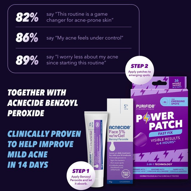 Acnecide spot treatment gel with benzoyl peroxide 15g - British product