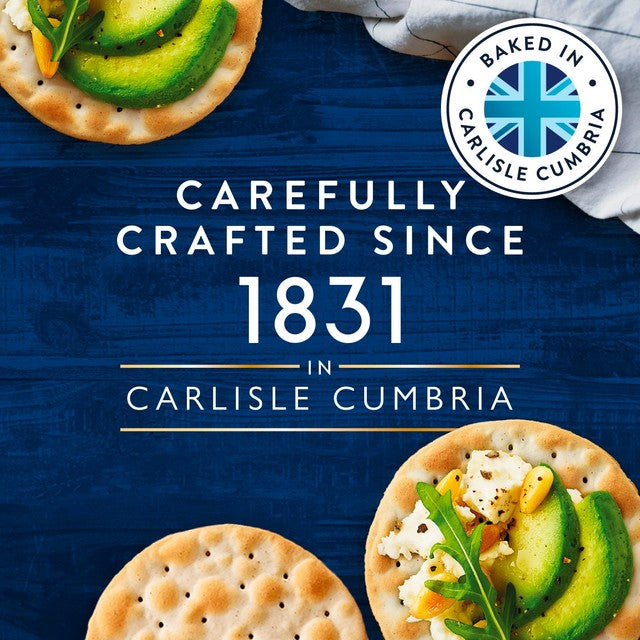 Carr's black pepper table water crackers 125g - British product
