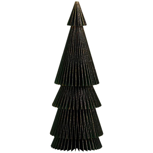 M&S Paper Tree Room Christmas Decorations, Green