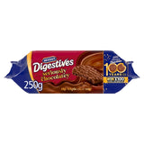 McVitie's Seriously Chocolatey Digestives biscuits 250g, imported from the UK