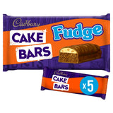 Cadbury Fudge Chocolate Cake Bars 5 Pack