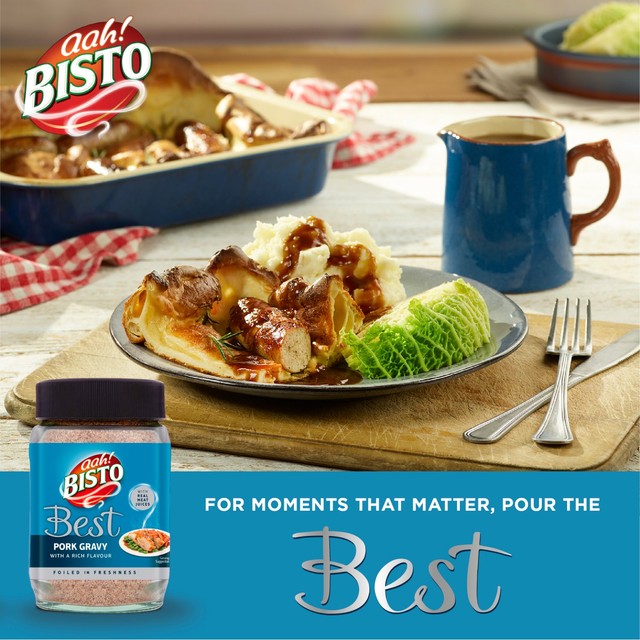 Bisto Best pork gravy granules jar 230g - British product