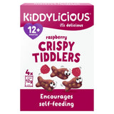 Kiddylicious Raspberry Crispy Tiddlers Baby Snack 4 x 12g
