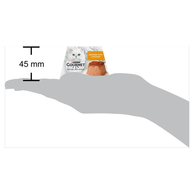 Gourmet Chicken Mousse wet cat food 4 x 57g, UK version