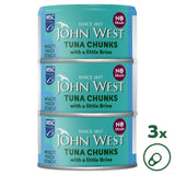 John West no drain tuna chunks 3x100g, UK version