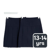 M&S 2 Pack Pleated School Skirt Navy 13-14 Years
