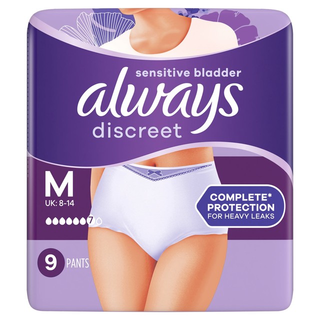 Always Discreet Heavy Adult Incontinence Pants Plus Medium - British product