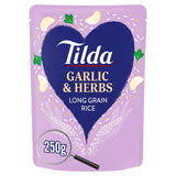 Tilda Microwave Garlic and Herbs Long Grain Rice Pouch 250g