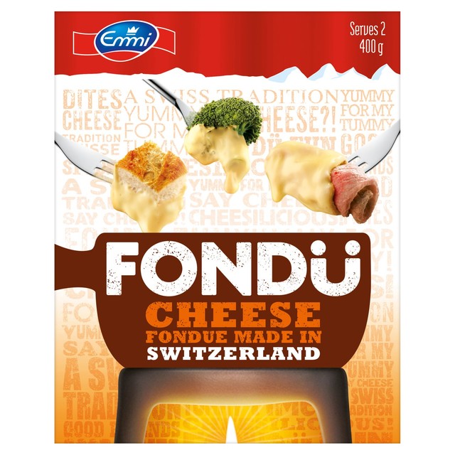 Emmi Swiss cheese fondue 400g - British product