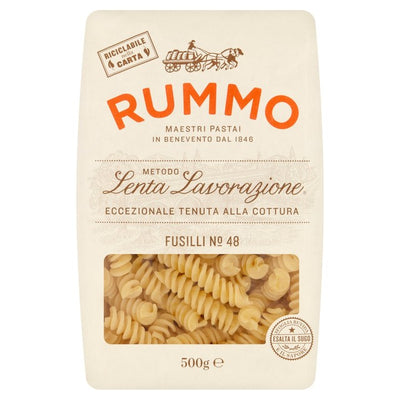 Rummo Fusilli Pasta No.48 Durum Wheat Semolina Pasta 500g