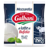 Galbani Italian buffalo mozzarella cheese 125g, UK version