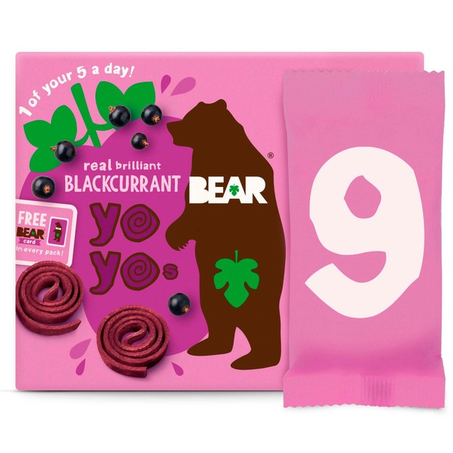 Bear fruit yoyos blackcurrant family pack - British product