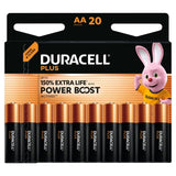 Duracell Plus AA batteries 20 pack - British product