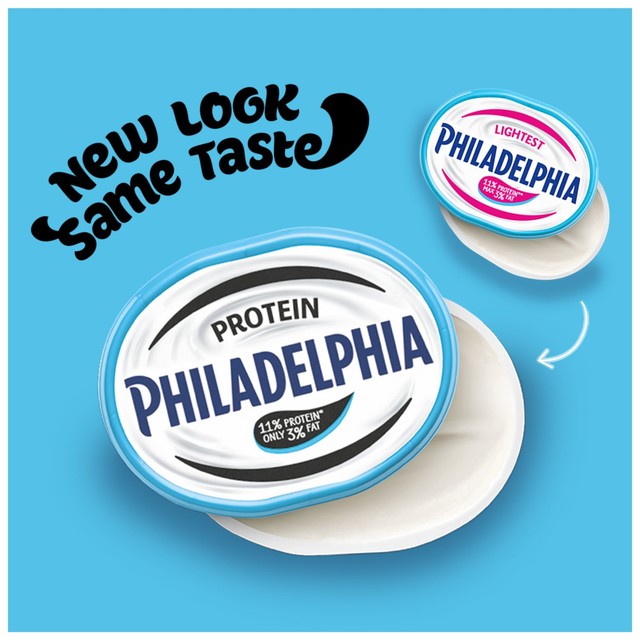 Philadelphia protein low fat cream cheese 165g, imported from the UK