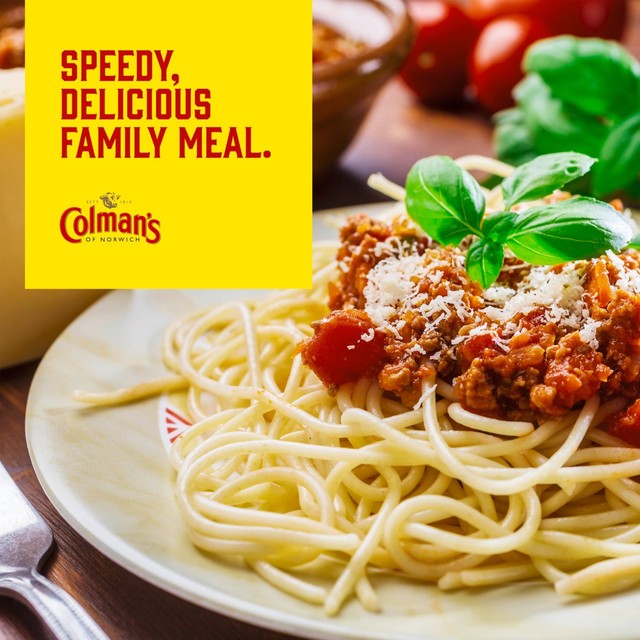 Colman's Spaghetti Bolognese recipe mix 44g - British product