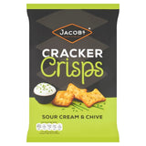 Jacob's Cracker Crisps Sour Cream & Chive Savoury Biscuits 150g