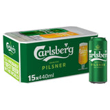 Carlsberg Pilsner Danish Lager Beer Cans 15 x 440ml