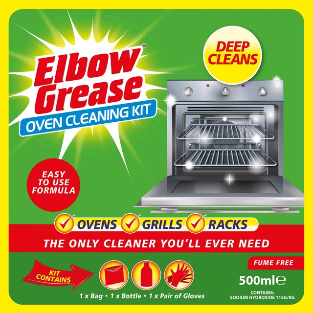 Elbow Grease oven cleaning kit 500ml - British product