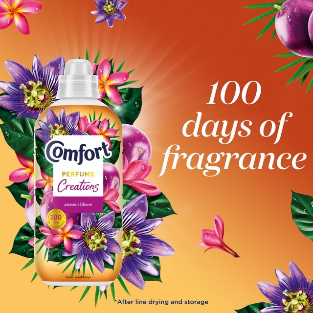 Comfort Perfume Creations Fabric Conditioner Passion Bloom 900ml - British product