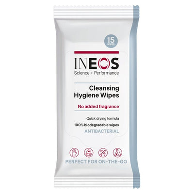 INEOS Cleansing Hygiene Sanitising Wipes 15 per Pack