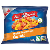 Aunt Bessie's maple & thyme glazed carrots 500g - British product