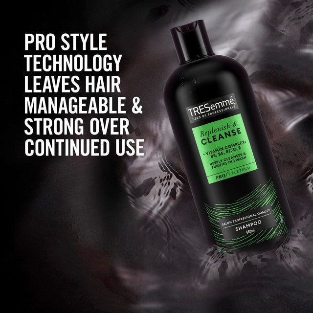 TRESemme Replenish & Cleanse Shampoo for Greasy Hair 680ml (British brand)