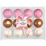 Ocado Iced Fairy Cakes 12 Pack, imported from the UK
