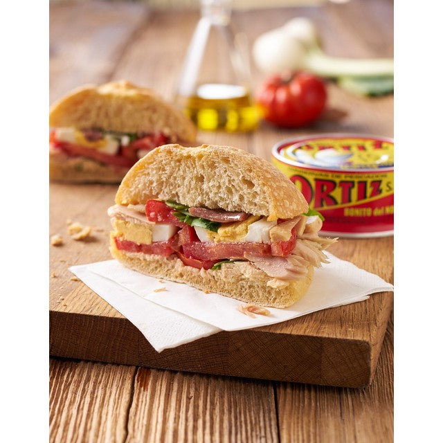 Ortiz white tuna fillets 126g - British product