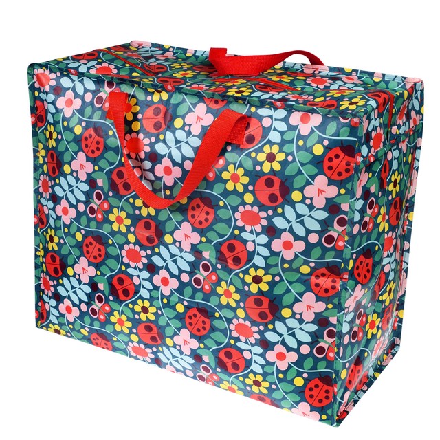 Rex London Ladybirds & Flowers Jumbo Storage Bag