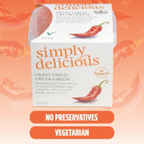 Simply Delicious sweet chilli cream cheese 200g (British brand)