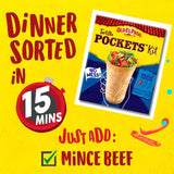 Old El Paso original tortilla pocket kit 375g, imported from the UK