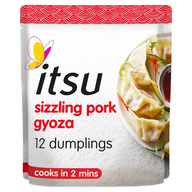 Itsu sizzling pork gyoza 240g, UK version