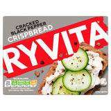 Ryvita crispbread crackers cracked black pepper 200g, imported from the UK