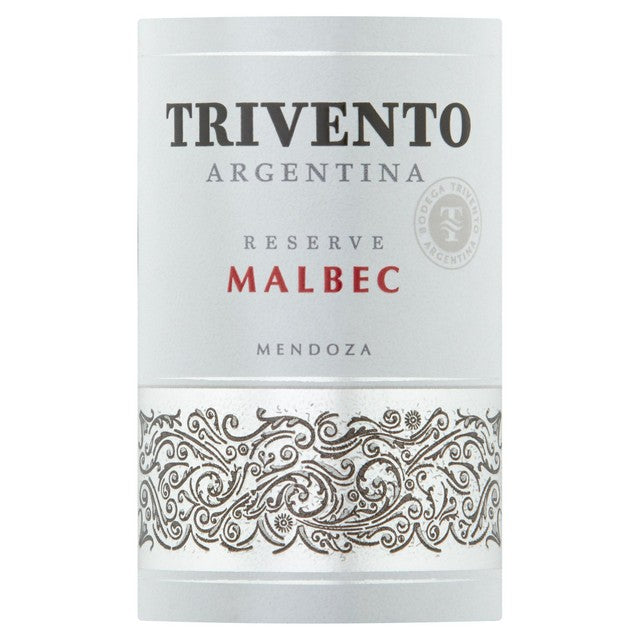 Trivento Reserve Malbec red wine small bottle 187ml (British brand)
