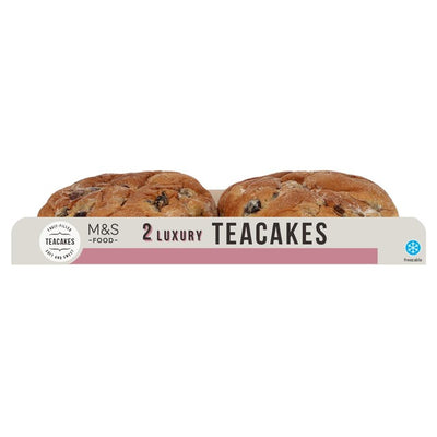 M&S 2 Fruit Filled Luxury Teacakes