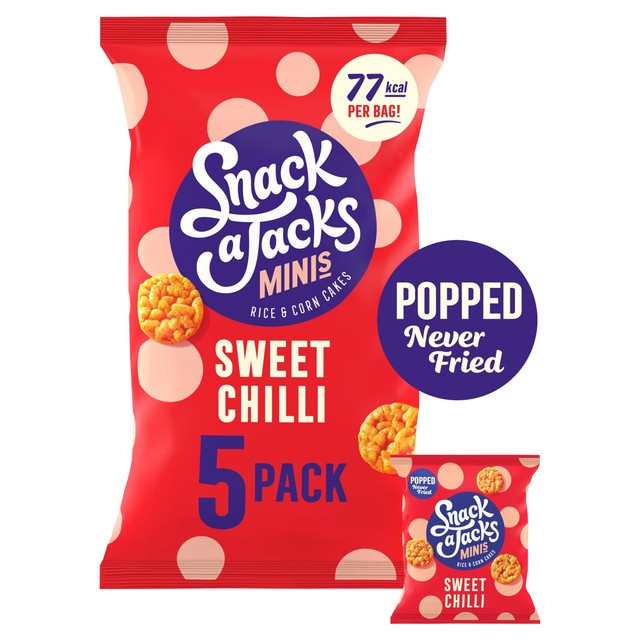 Snack a Jacks sweet chilli rice cakes 19g multipack (British brand)
