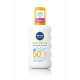 Nivea Kids SPF 50+ sun spray 200ml, imported from the UK