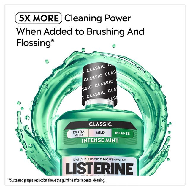 Listerine mouthwash Intense Mint Classic 500ml, UK version