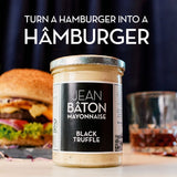 Jean Bâton black truffle mayonnaise 245ml, UK version