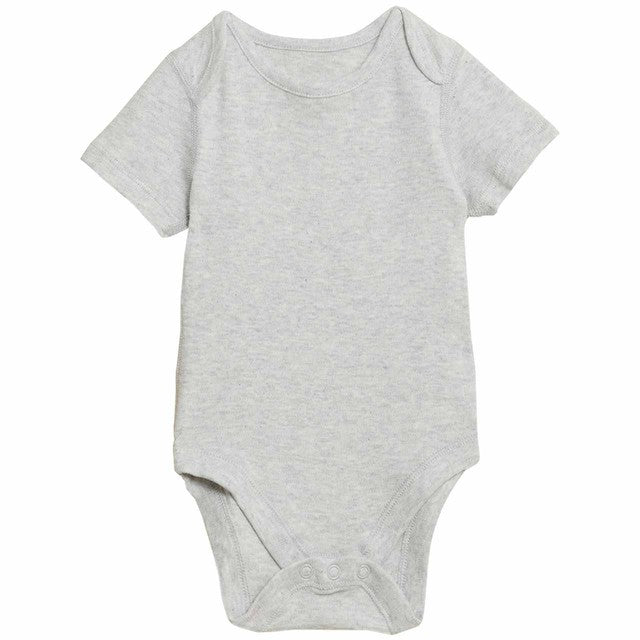 M&S Lion Bodysuits Grey Mix 0-3 Months Baby, imported from the UK
