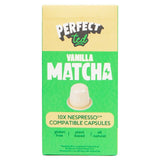 Perfect Ted Vanilla Bean Matcha Pods Green Tea Powder Capsules 10 Pack