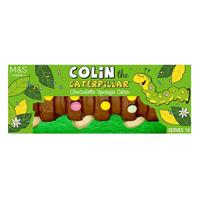 M&S Colin The Caterpillar Chocolate Sponge Roll Cake 625g
