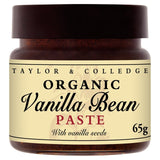 Taylor & Colledge organic vanilla bean paste 65g (British brand)