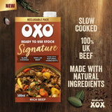Oxo Signature Ready to Use Beef Stock 500ml, UK version