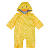 M&S Duck Puddle Suit Yellow 6-9 Months, imported from the UK