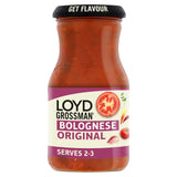 Loyd Grossman Bolognese pasta sauce 350g, UK version
